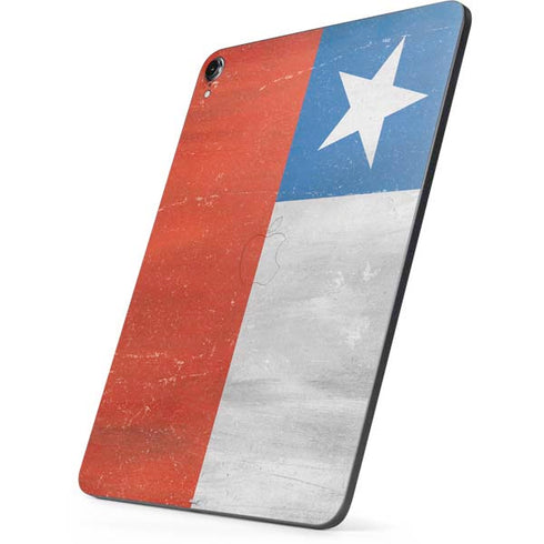 Chile Flag Distressed Apple iPad Pro Skin